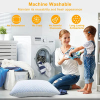 Bed Pillows Cooling Memory Foam Pillow Ventilated With Cooling Gel Infused Memory Foam Heat Moisture Reducing Cooling Fi