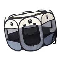 Portable Dog Crate Breathable Spacious Space Easy To Clean Enclosed Foldable Soft Kennel For Cats Dogs Small 72x43cm/28.