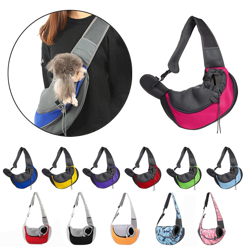 Breathable Pet Carrier Handbag Pouch Sling - BIG FRENCHIES