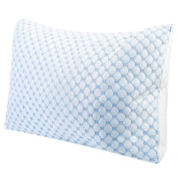 Cooling Memory Foam Pillow Ventilated Soft Bed Pillow With Cooling Gel Infused Memory Foam Heat Reducing Cooling Fiber B