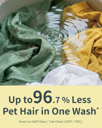 Pet Hair & Odor Laundry Remover Powder|Dissolves Dog & Cat Hair|6-Month Supply