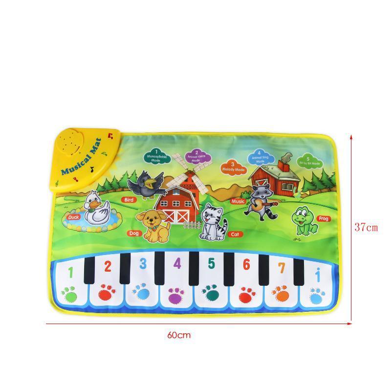 Baby Piano Mats Music Carpets Animal Barking Pad to Play Baby Toys Learning Musical Instrument Toys for Children Kids - BIG FRENCHIES