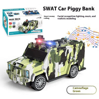 Cartoon Piggy Bank Smart Face Unlock