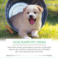Pet Acne & Bumps Skin Cream, Soothing Skin For Dogs & Cats, Relief Redness Irritated Skin With Calendula & Ganoderma Ext