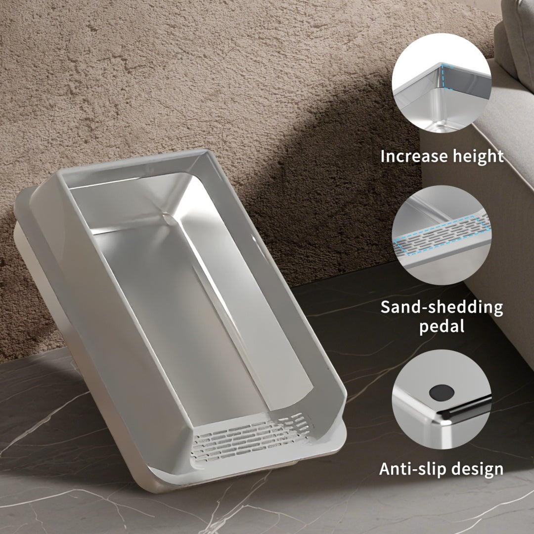 Only Self Pickup---Stainless Steel Cat Litter Box