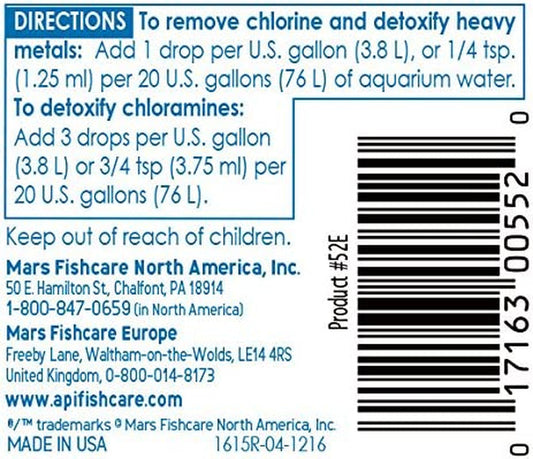TAP WATER CONDITIONER Aquarium Water Conditioner 1-Ounce Bottle - BIG FRENCHIES