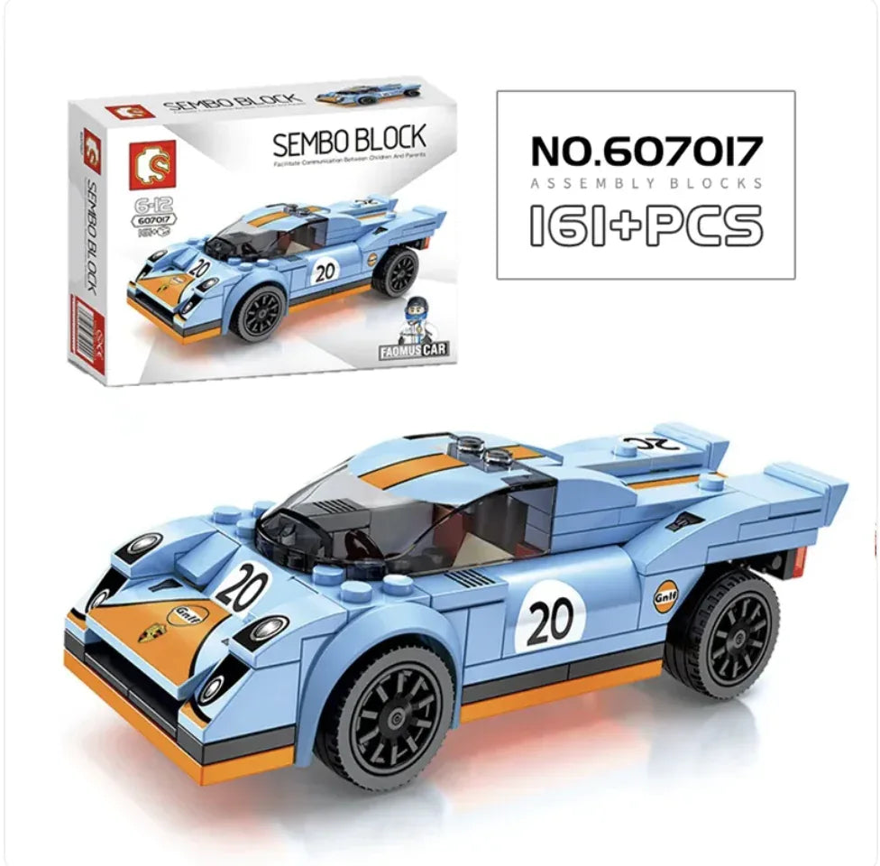 City Racing Building Blocks Set - Educational Car Story Toys for Children - # BOT&G52710007 - BIG FRENCHIES