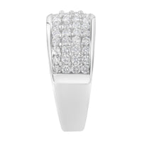 14K White Gold Round Cut Diamond Ring (1.0 Cttw, H-I Color, SI2-I1 Clarity) - Size 6-1/2