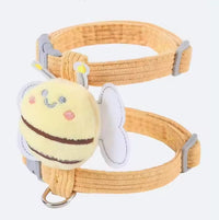 Kitten Harness Vest With Wing Decoration, Strap Set For Cats And Small Dogs, Adjustable Pet Cat Harness Accessories