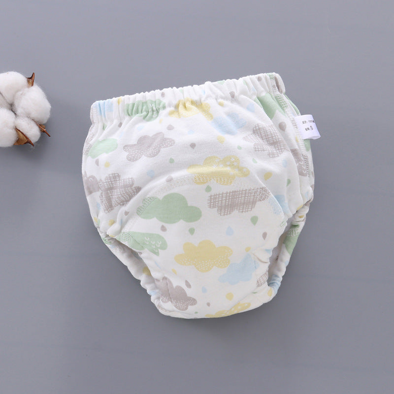 Baby Training Pants Washable 6-layer Gauze Diaper Cover Learning
