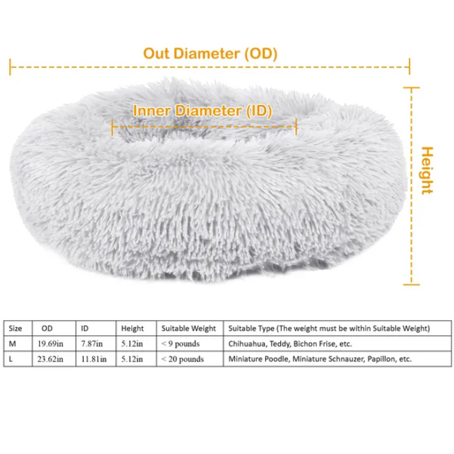 Soft And Warm Wool Dog Cat Bed