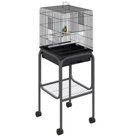 Bird Cage Starter Kit with Detachable Rolling Stand