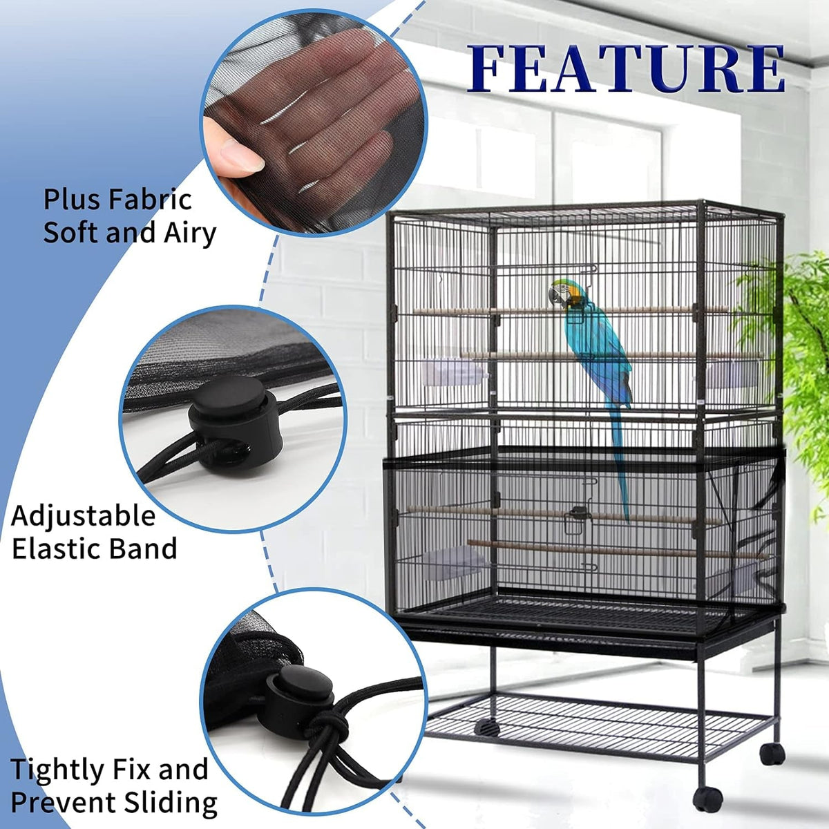 Bird Cage Cover,Tidys & Seed Catchers - BIG FRENCHIES