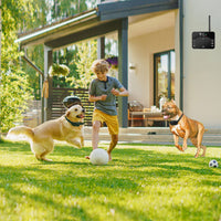 2 In 1 Wireless Electric Dog Fence Waterproof Pet Shock Boundary Containment System Electric Training Collar With 2 Rece