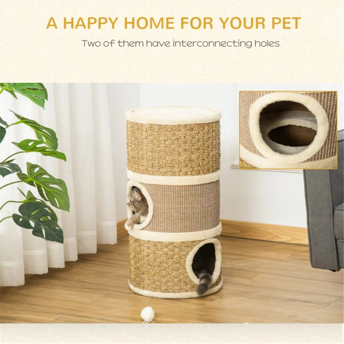 Wooden Cat House/Cat Trees /Cat Climbing Tower