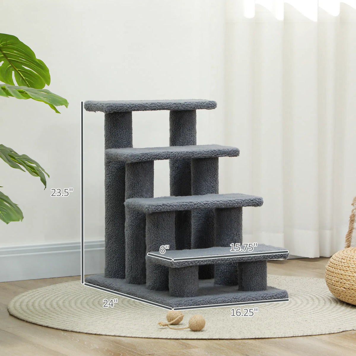 Pet Stairs Dog Cat Step Scratch Post