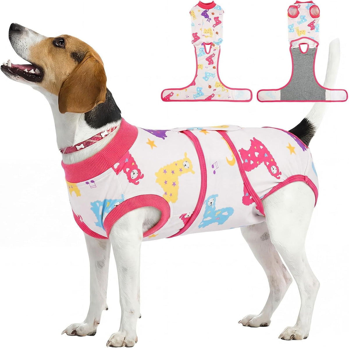 Female Dog Recovery Suit After Spay, XS–2XL