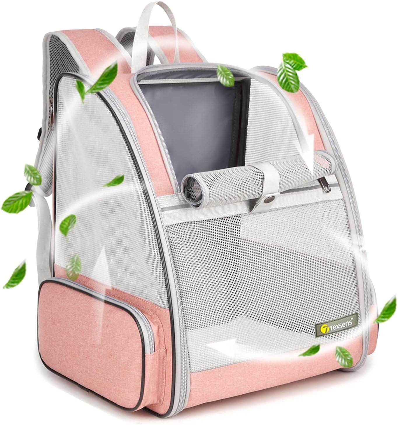 Texsens Innovative Traveler Bubble Backpack Pet Carriers for Cats and Dogs (Black) - BIG FRENCHIES