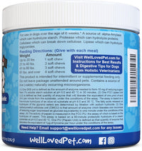 Well Loved Probiotics for Dogs with Prebiotics & Digestive Enzymes