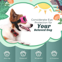 Small Dog Sunglasses UV Protection Heart Shape Dogs Goggles
