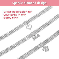 Crystal Cat Collar Elastic Pet Necklace - BIG FRENCHIES