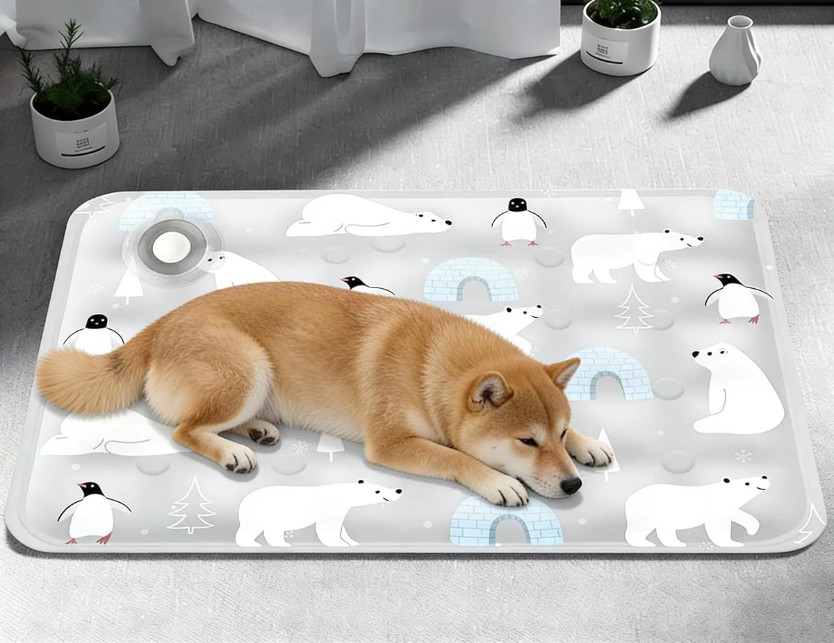 90*60 cm Dog Cooling Mat, 2026 New Summer Pet Mats, Portable Pet Cooling Pad for Travel, Washable Gel Coolings Mat for D