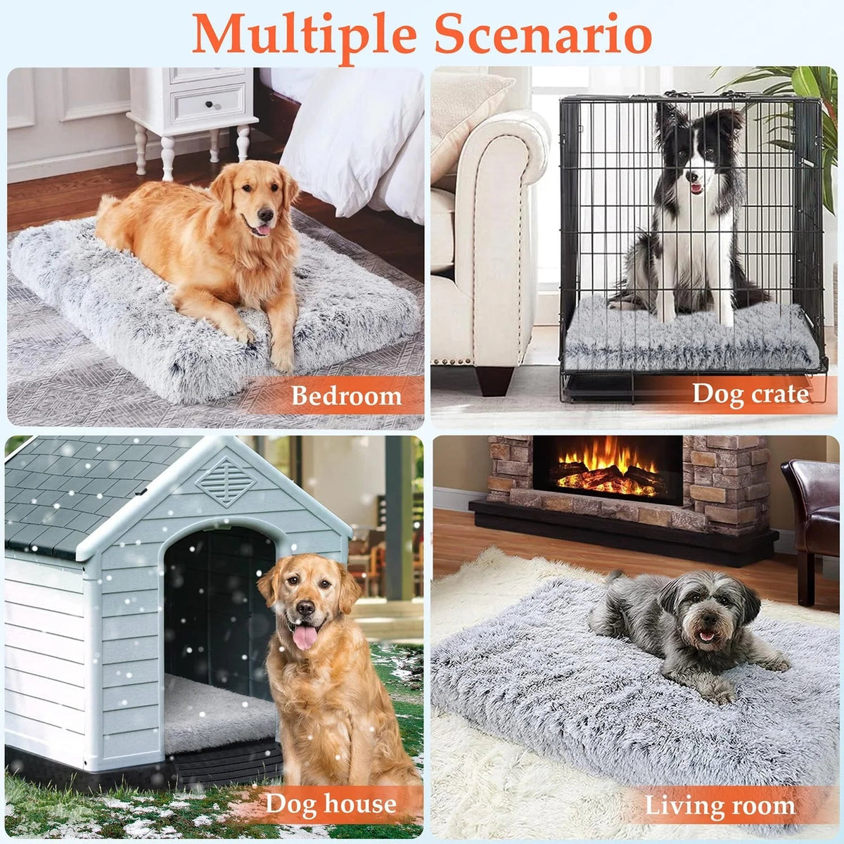 Dog gray Bed for Large furry friend - BIG FRENCHIES