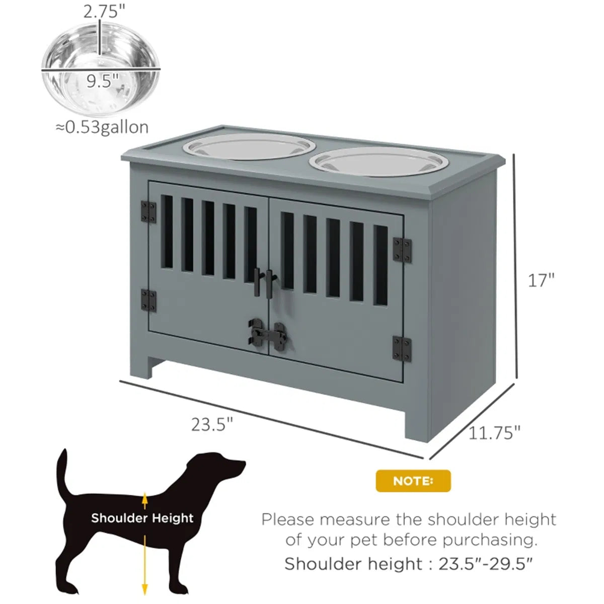 Dog Food Storage Cabinet