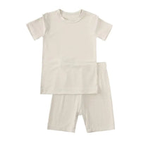 2023 Bamboo Fiber Toddler Kids Pajamas Set - # BOAA11710008