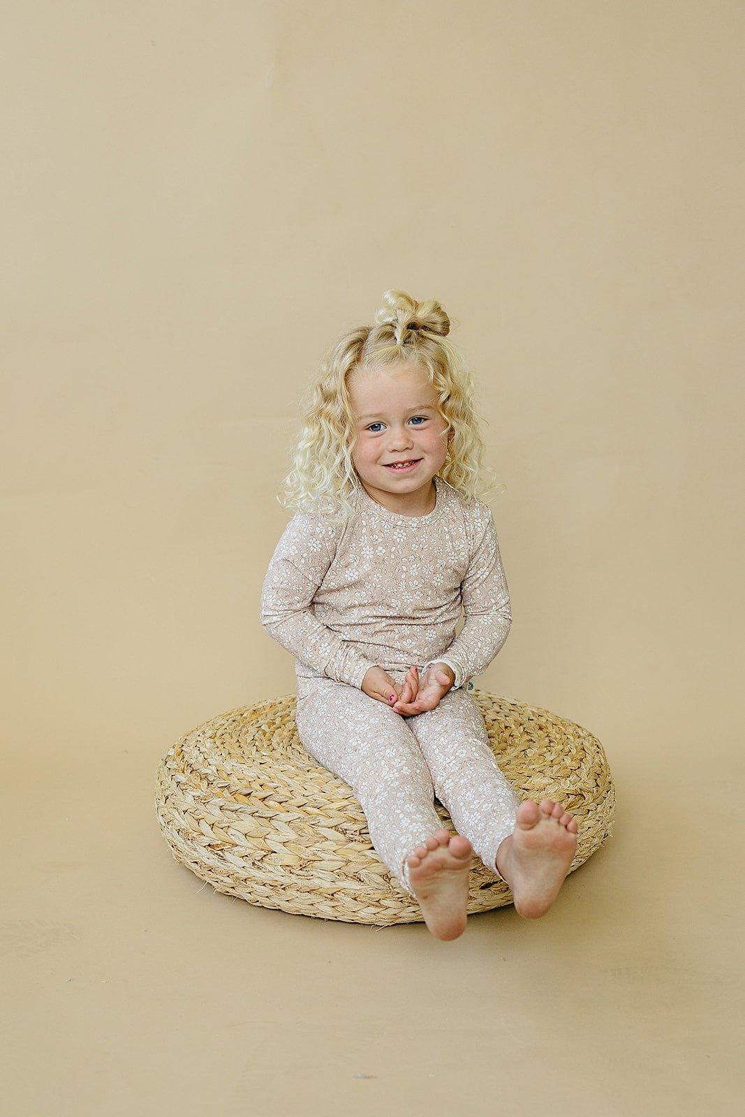 Dainty Ditsy 2pc Bamboo Pajamas - BIG FRENCHIES