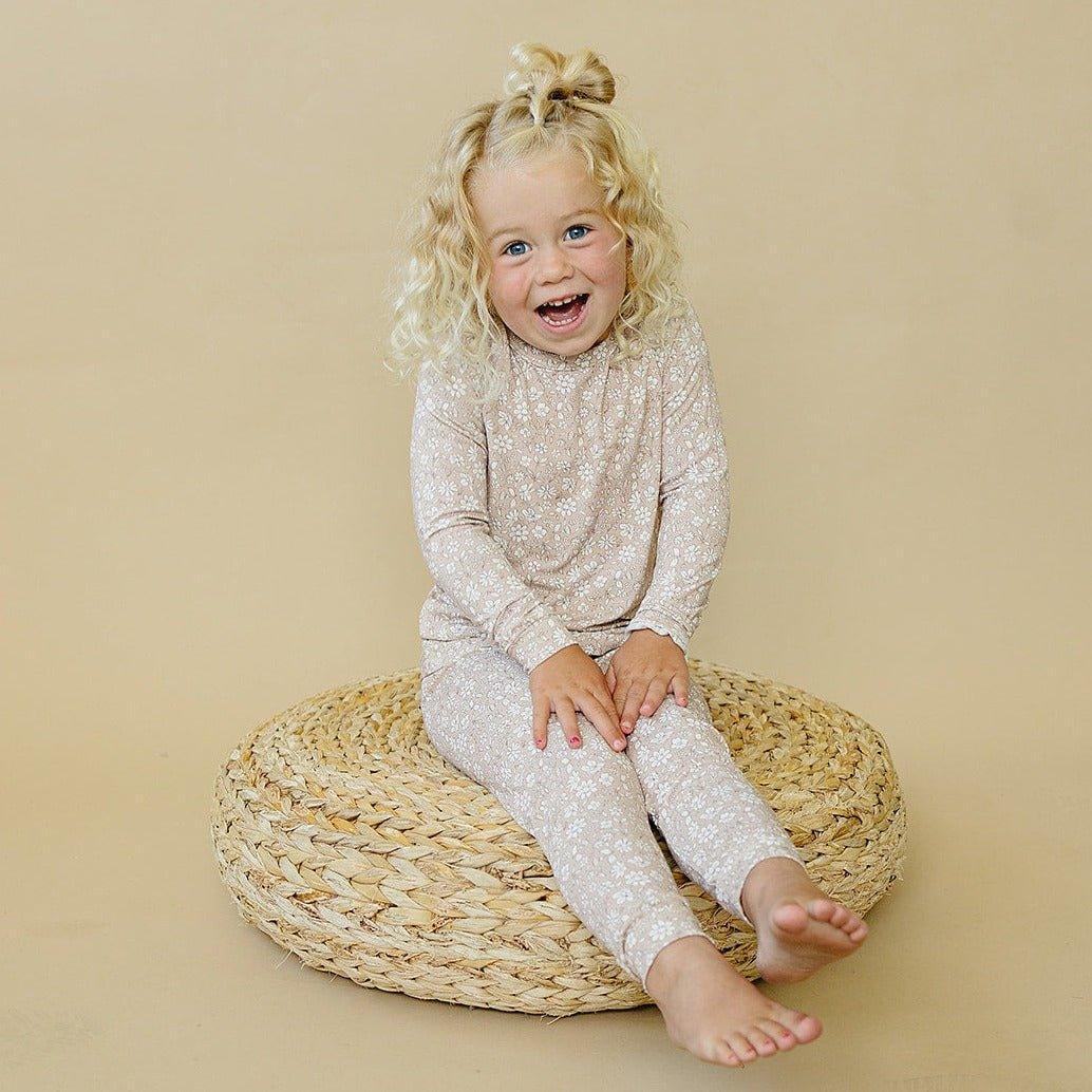 Dainty Ditsy 2pc Bamboo Pajamas - BIG FRENCHIES
