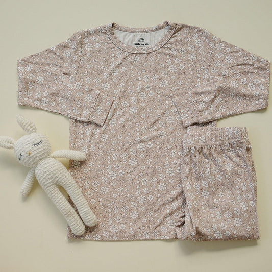 Dainty Ditsy 2pc Bamboo Pajamas - BIG FRENCHIES