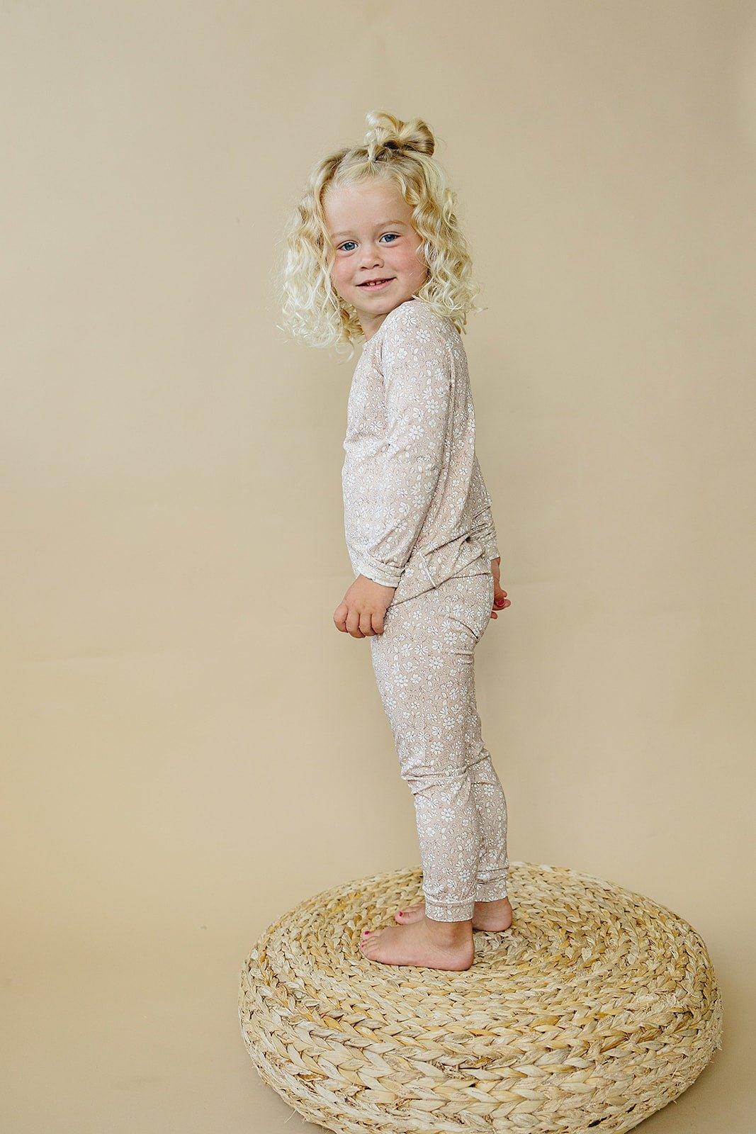 Dainty Ditsy 2pc Bamboo Pajamas - BIG FRENCHIES