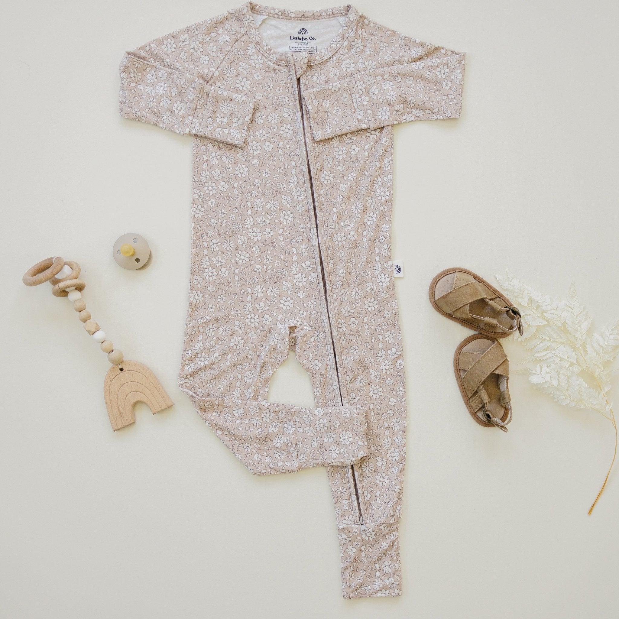 Dainty Ditsy Bamboo Zippy Romper - BIG FRENCHIES