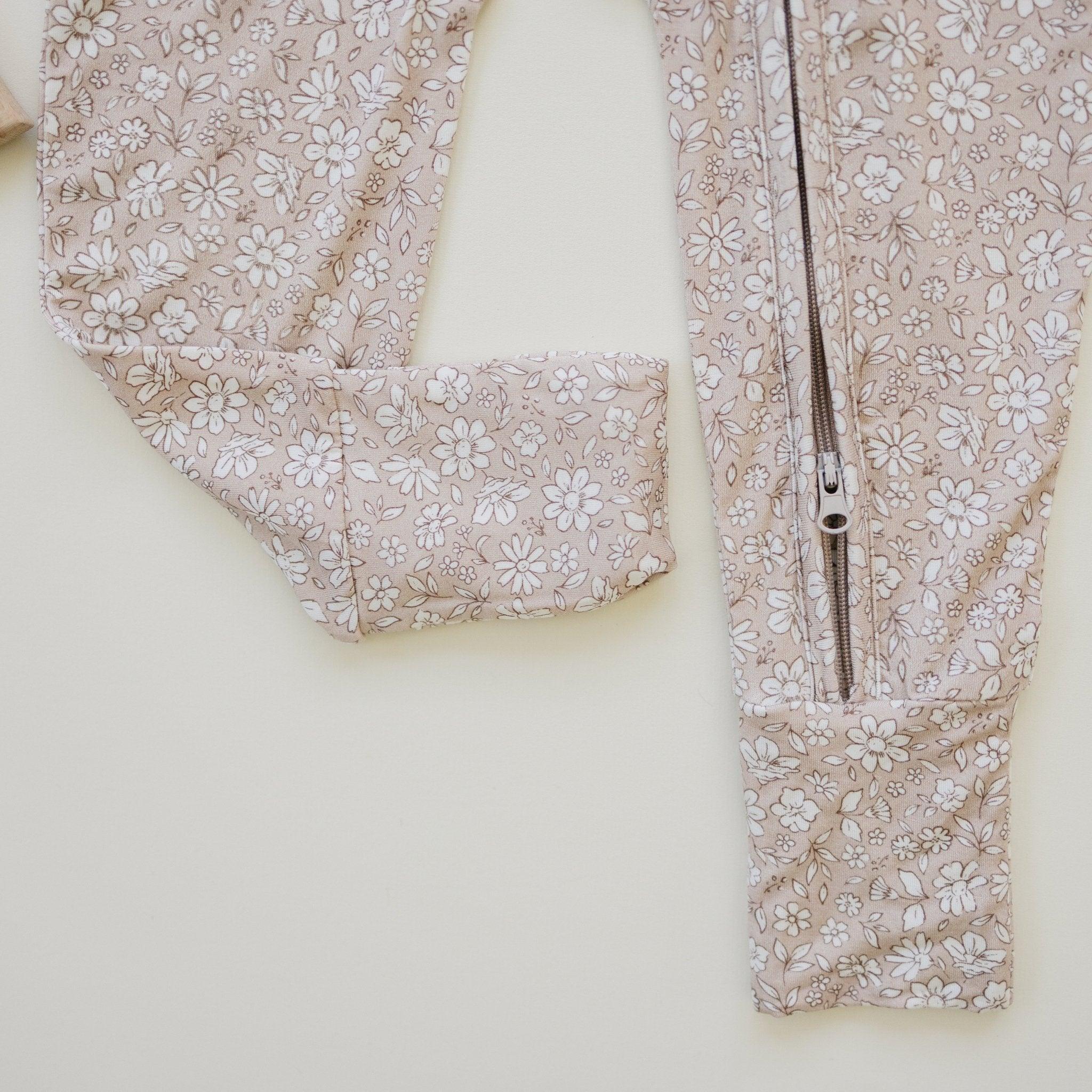 Dainty Ditsy Bamboo Zippy Romper - BIG FRENCHIES