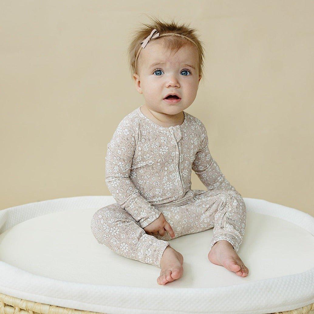 Dainty Ditsy Bamboo Zippy Romper - BIG FRENCHIES