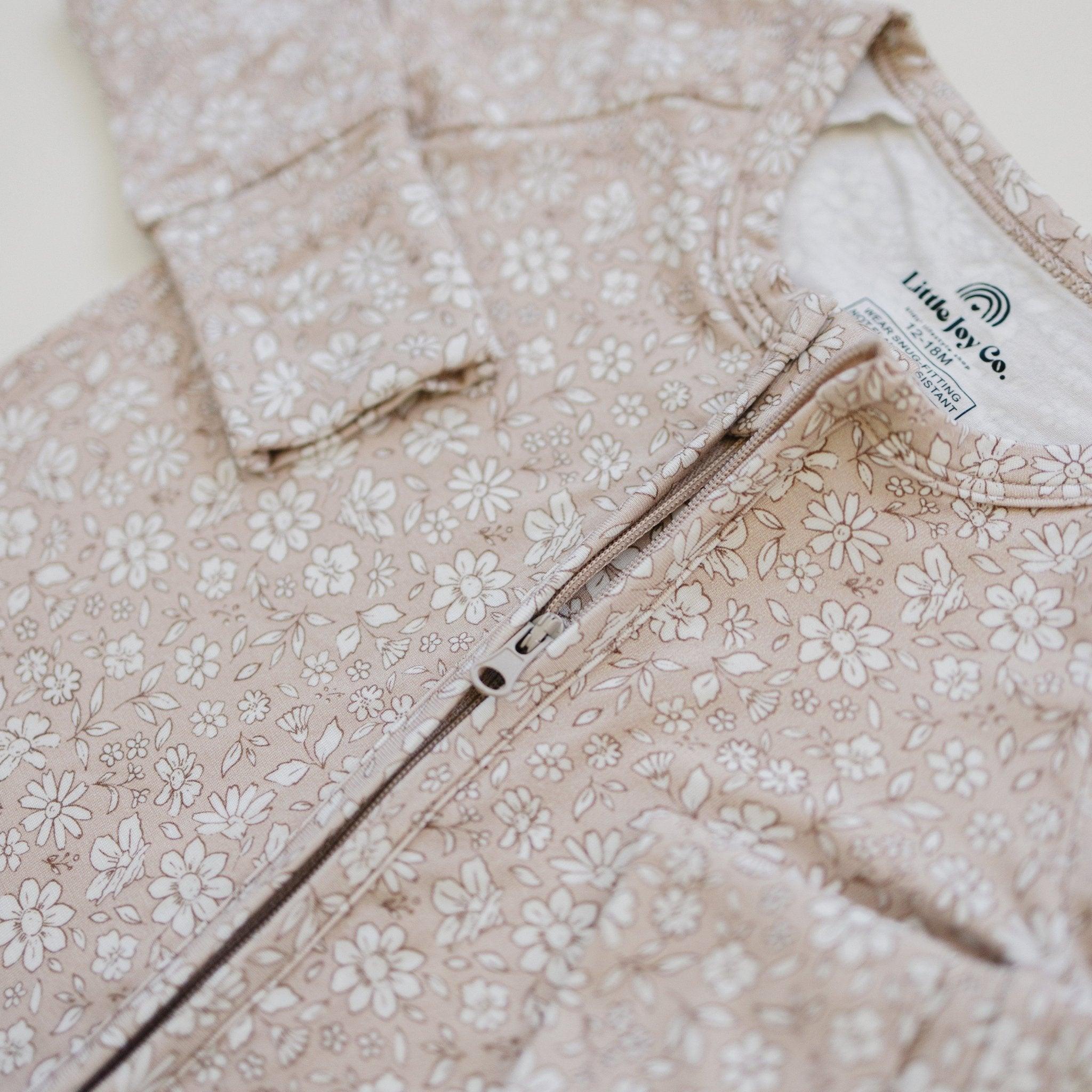 Dainty Ditsy Bamboo Zippy Romper - BIG FRENCHIES
