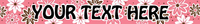Personalized Daisy Chain Pink Dog Collar