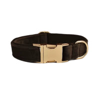 Personalized Dark Brown Velvet Classic Set