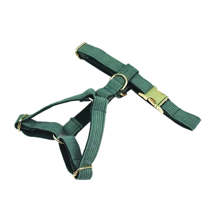 Personalized Dark Green Corduroy Classic Set