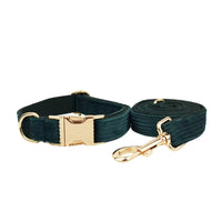 Personalized Dark Green Corduroy Classic Set