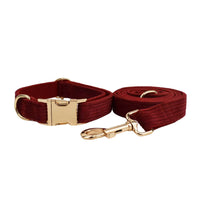 Personalized Dark Red Corduroy Classic Set