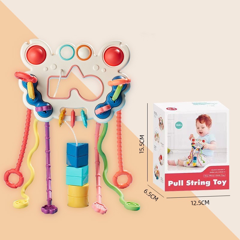 Baby's Funny Finger Puff Toy Can Be Pressed