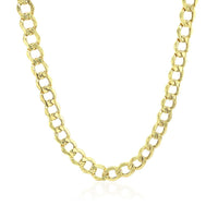 5.3mm 10k Yellow Gold Curb Chain