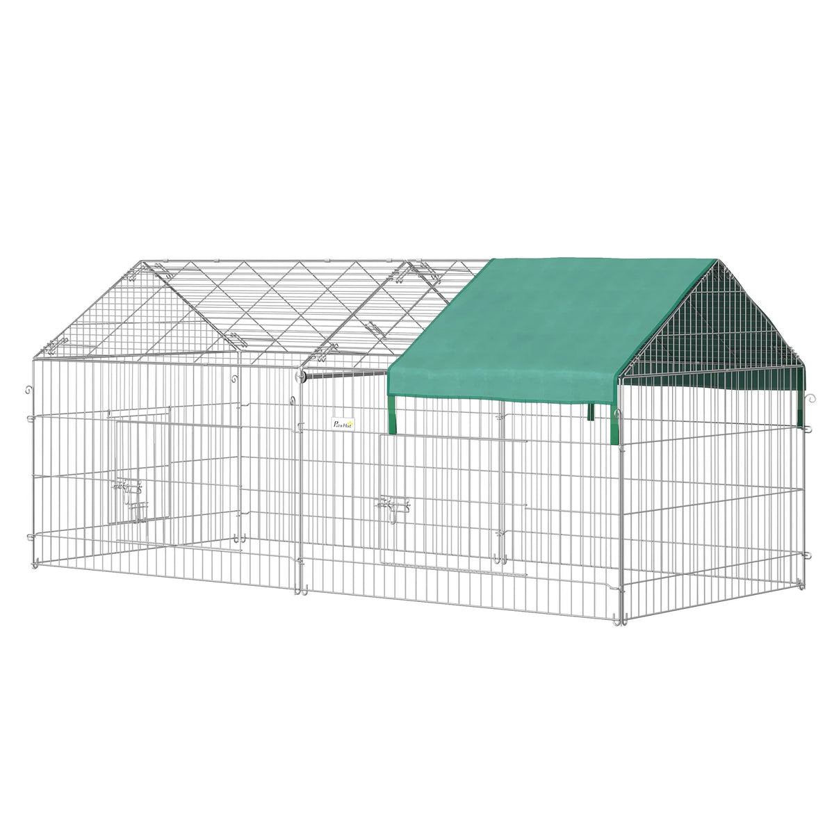 87x41x41-IN Catio Rabbit Guinea Pig Cage Chicken Coop Run, Small Animal Enclousure Outdoor Indoor with Cover and Multipl