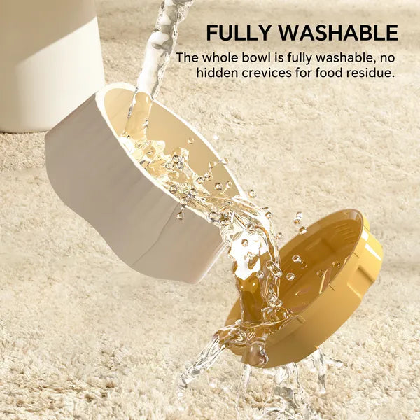 Green Dual-purpose Slow Food Bowl, Fast&slow Food Can Be Freely Switched To Adapt To Different Pet Eating Habits, Cross-