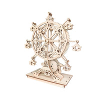 Rotating Ferris Wheel Music Box Educational Assembling Puzzle Toys