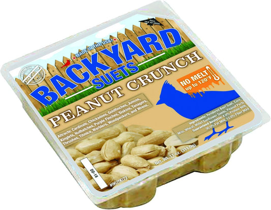 No Melt Premium Suet Cakes 12 Pack (Peanut Butter Crunch) - BIG FRENCHIES