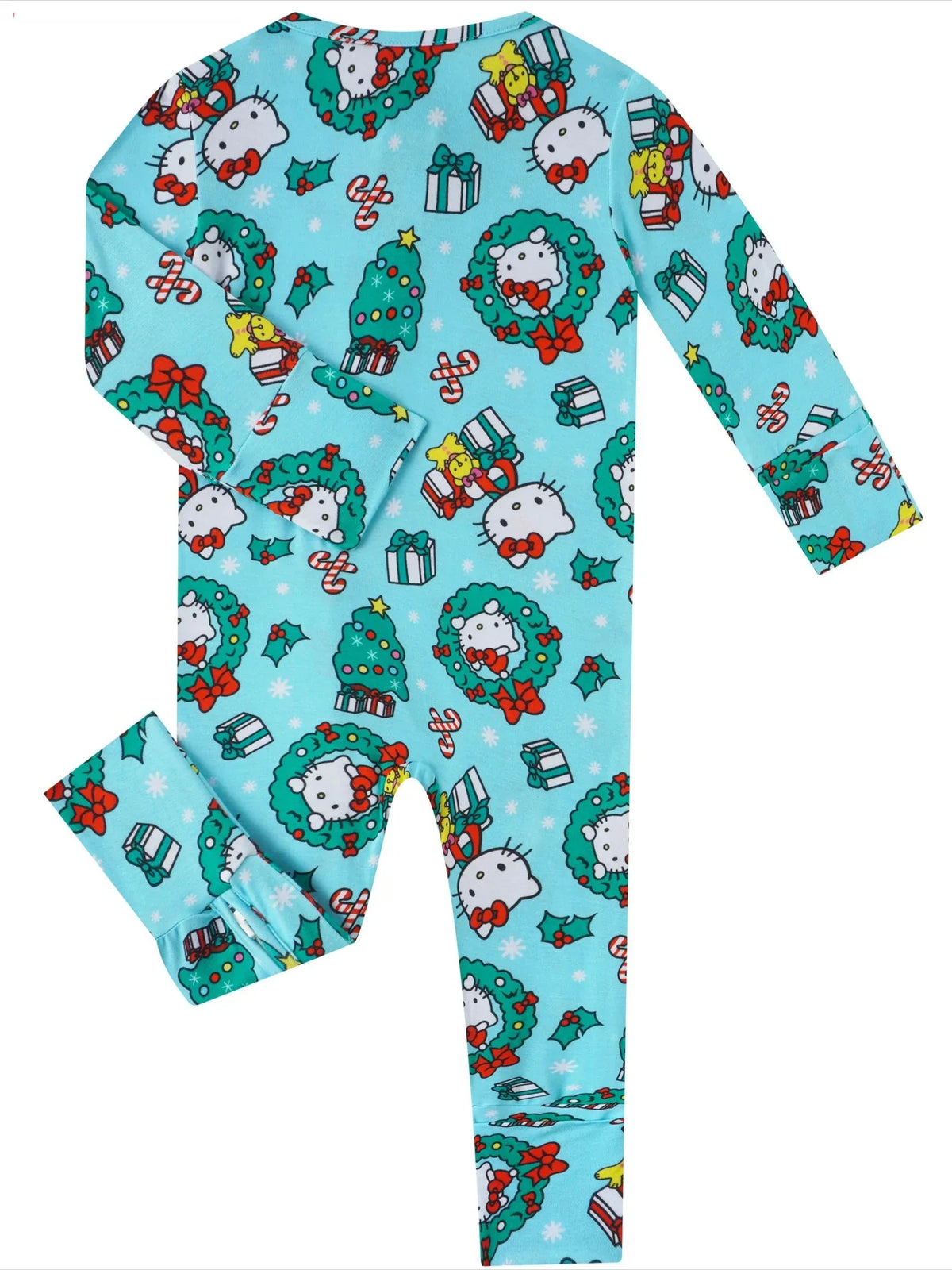 PoshTOT Sanrio Hello Kitty Wreath Bamboo Baby Convertible Zippy Romper - BIG FRENCHIES