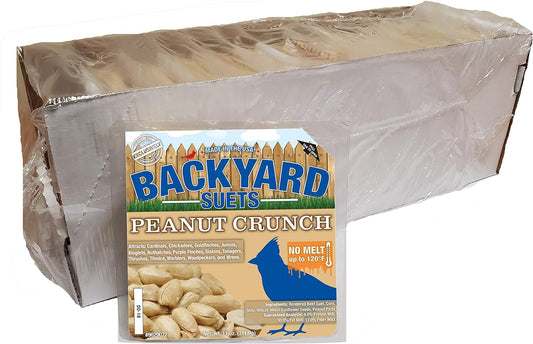 No Melt Premium Suet Cakes 12 Pack (Peanut Butter Crunch) - BIG FRENCHIES